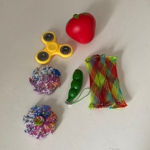 I am selling 8 fidget toys.